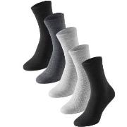 Schiesser Strumpor 5P Women Socks Grå/Svart Strl 39/42 Dam