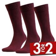 Amanda Christensen Strumpor 3P True Combed Cotton Sock Röd Strl 43/46