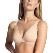 Calida BH Natural Comfort Soft Bra Beige bomull C 80 Dam