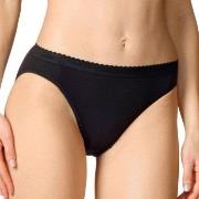 Calida Trosor Slip/Hosen Minislip Black Svart bomull Small Dam