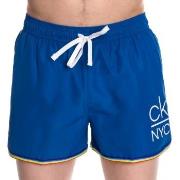 Calvin Klein Badbyxor Pride Short Runner Swim Shorts Blå polyester Lar...