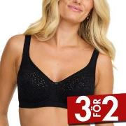 Damella BH Classic Soft Lace Bra Svart F 75 Dam