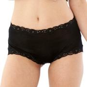 Damella Trosor Silk Brief Svart silke XX-Large Dam