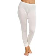 Damella Silk Leggings Elfenben silke Medium Dam