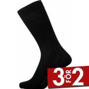 Egtved Strumpor Bamboo Socks Svart Strl 40/45 Herr