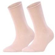 Falke Strumpor 2P Women Casual Happy Sock Rosa Strl 39/42 Dam