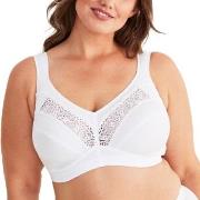 Swegmark BH Cotton Star Soft Bra Vit bomull B 80 Dam