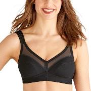 Swegmark BH Net Faitrade Cotton Soft Bra Svart ekologisk bomull C 90 D...