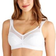 Swegmark BH Net Faitrade Cotton Soft Bra Vit ekologisk bomull B 90 Dam