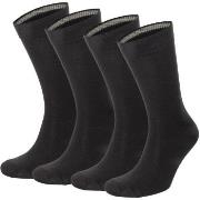 Topeco Strumpor 4P Men Socks Plain Bamboo Svart Strl 41/45 Herr