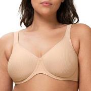 Triumph BH Modern Soft Cotton Underwire Bra Beige C 110 Dam