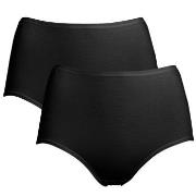 Trofe Maxi Briefs Bamboo Mix Trosor 2P Svart Medium Dam