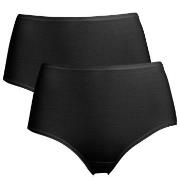 Trofe Midi Briefs Bamboo Mix Trosor 2P Svart X-Large Dam