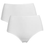 Trofe Midi Briefs Bamboo Mix Trosor 2P Vit XX-Large Dam