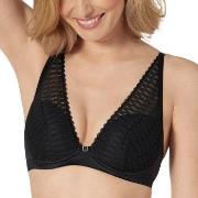 Triumph BH Aura Spotlight Plunge Bra Svart C 75 Dam