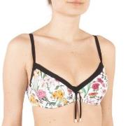 Chantelle Flowers Underwire Bikini Bra Vit m Blommor F 75 Dam