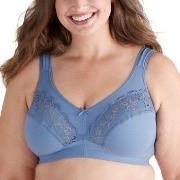 Swegmark BH Treasure Soft Bra Blå bomull C 80 Dam