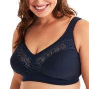 Swegmark BH Cotton Star Soft Bra Marin bomull B 75 Dam