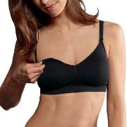 Anita BH Seamless Nursing Bra Svart nylon Medium Dam