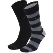 Tommy Hilfiger Strumpor 2P Men Rugby Sock Svart Strl 39/42 Herr