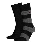 Tommy Hilfiger Strumpor 2P Men Rugby Sock Svart Strl 43/46 Herr