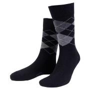 Amanda Christensen Strumpor True Ankle Argyle Sock Svart/Grå Strl 39/4...