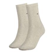 Tommy Hilfiger Strumpor 2P Women Classic Casual Socks Beige Strl 35/38...