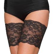 Trofe Thigh Lace Strumpbyxor Svart polyamid Medium Dam