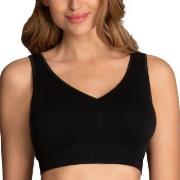 Anita Lotta Bralette BH Svart nylon XX-Large Dam
