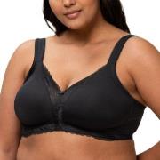Triumph BH Modern Lace Cotton Soft Bra Svart C 110 Dam