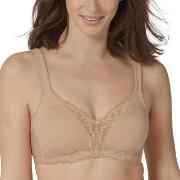 Triumph BH Modern Lace Cotton Soft Bra Beige C 80 Dam