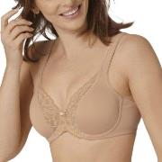 Triumph BH Modern Lace Cotton Underwire Bra Beige B 85 Dam