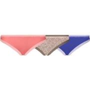 Calvin Klein Trosor 3P Bottoms Up Refresh Bikinis Blå/Rosa nylon Small...