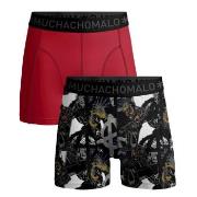 Muchachomalo Kalsonger 2P Cotton Stretch Punk Boxer Svart/Röd bomull L...