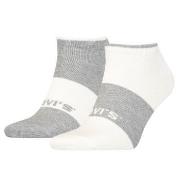 Levis Strumpor 2P Unisex Sustainable Low Cut Socks Vit/Grå Strl 35/38