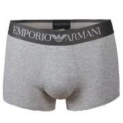 Armani Cotton Stretch Trunk Kalsonger Grå bomull Large Herr