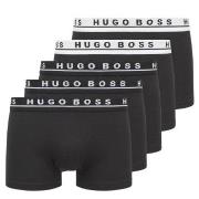 BOSS Kalsonger 5P Cotton Boxer Trunks Svart bomull Large Herr