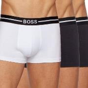 BOSS Kalsonger 3P Organic Cotton Trunk Vit/Svart bomull Large Herr