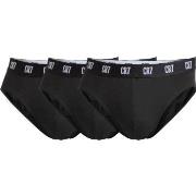 CR7 Cristiano Ronaldo Kalsonger 3P Basic Brief Svart bomull Medium Her...