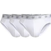 CR7 Cristiano Ronaldo Kalsonger 3P Basic Brief Vit bomull Large Herr