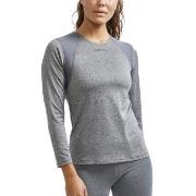 Craft Essence LS Tee Women Grå polyester X-Large Dam