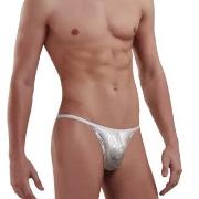 Doreanse Kalsonger Men G-string Silver polyester Large Herr