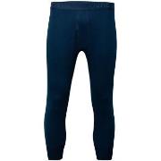 Dovre Three Quarter Long Johns Mörkblå bomull XX-Large Herr