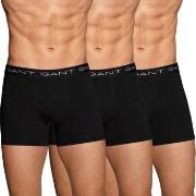 Gant Kalsonger 3P Cotton Stretch Boxer Svart bomull X-Large Herr