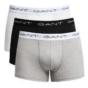 Gant Kalsonger 6P Essential Basic CS Trunks Grå/Svart bomull Medium He...