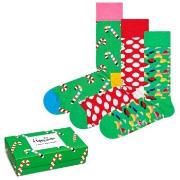 Happy socks Strumpor 3P Holiday Gift Box Flerfärgad bomull Strl 36/40