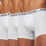 BOSS Kalsonger 3P Cotton Stretch Boxer Brief Long Vit bomull X-Large H...