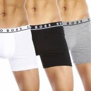 BOSS Kalsonger 3P Cotton Stretch Boxer Brief Long Flerfärgad bomull XX...