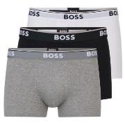 BOSS Kalsonger 3P Cotton Stretch Trunks Vit/Svart bomull X-Large Herr