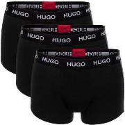 HUGO Kalsonger 3P Triplet Trunk Svart bomull Large Herr